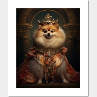 Graceful Pomeranian - Medieval Polish Queen Posters and Art